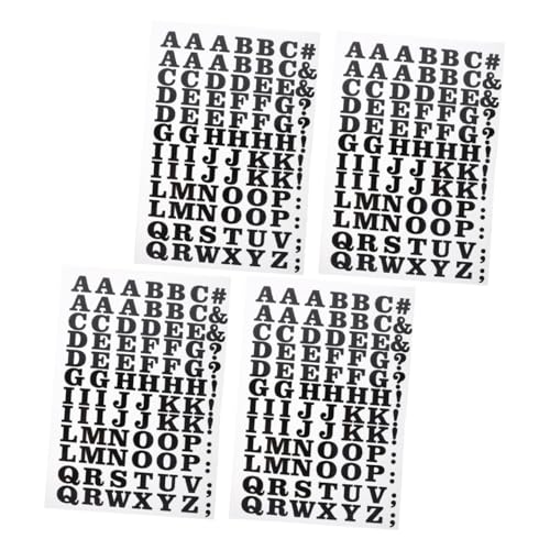 NUOBESTY 4 Stück Teiliges Set mit Hitzeübertragbaren Buchstaben und Symbolen für T Shirts Eisen Alphabet Aufkleber zur Dekoration von Diy Stoffen Geeignet für Kleidung Hüte und Rucksäcke NUOBESTY 4 Stück Teiliges Set mit Hitzeübertragbaren Buchstaben und Symbolen für T Shirts Eisen Alphabet Aufkleber zur Dekoration von Diy Stoffen Geeignet für Kleidung Hüte und Rucksäcke von NUOBESTY