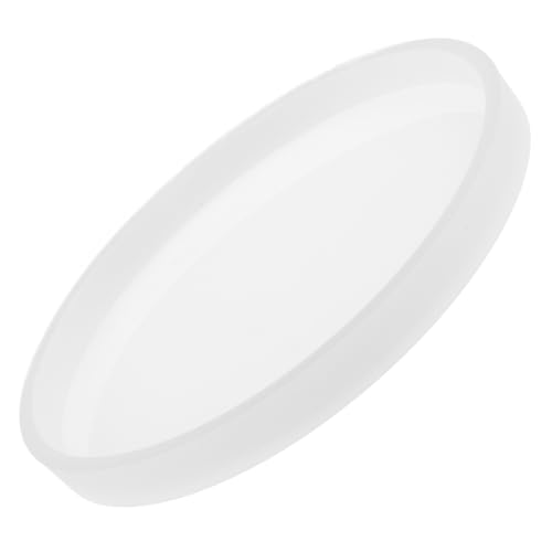 NUOBESTY 4 Stück Teiliges Silikon Untersetzer Mold Diy Runde Silikonform für Epoxidharz Untersetzer für Kreative Bastelprojekte und für von NUOBESTY