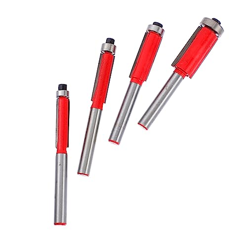 NUOBESTY 4 Stück Teiliges Trimmfräser für Hochwertige Trimmklingen Tragbar und Leicht für Präzise Holzbearbeitung NUOBESTY 4 Stück Teiliges Trimmfräser für Hochwertige Trimmklingen Tragbar und Leicht für Präzise Holzbearbeitung von NUOBESTY