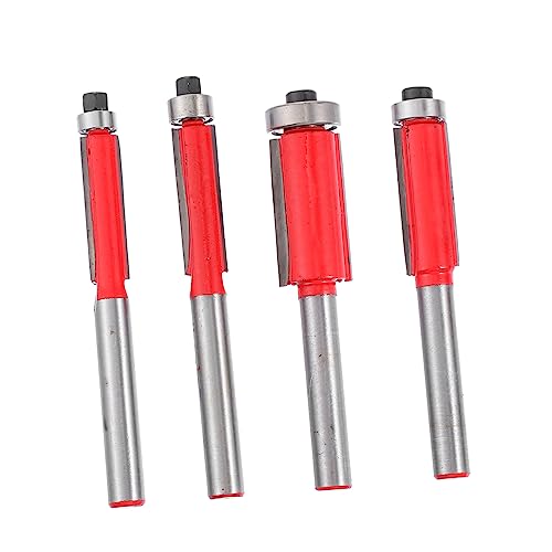 NUOBESTY 4 Stück Teiliges Trimmfräser für Holzarbeiten Langlebige und Robuste Trimmwerkzeuge mit Verschiedenen Fräsertypen für Diy Projekte und Schnitzarbeiten Legierung und NUOBESTY 4 Stück Teiliges Trimmfräser für Holzarbeiten Langlebige und Robuste Trimmwerkzeuge mit Verschiedenen Fräsertypen für Diy Projekte und Schnitzarbeiten Legierung und von NUOBESTY