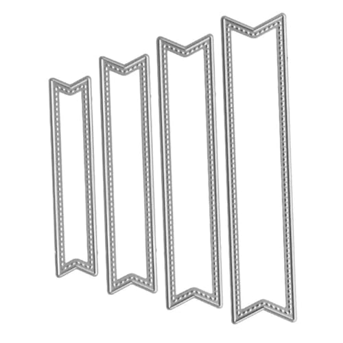 NUOBESTY 4 Stück Teiliges und Präge Schablonen Kohlenstoffstahl für Diy Bastelprojekte Kartenherstellung und Scrapbooking Wiederverwendbare Stanzformen für Kreative Papierarbeiten NUOBESTY 4 Stück Teiliges und Präge Schablonen Kohlenstoffstahl für Diy Bastelprojekte Kartenherstellung und Scrapbooking Wiederverwendbare Stanzformen für Kreative Papierarbeiten von NUOBESTY