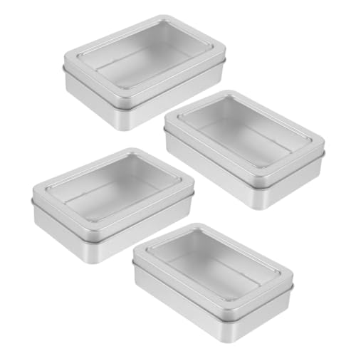 NUOBESTY 4 Stück Würfel Aufbewahrungsbox mit Fenster Metall Würfelbehälter für Dices für Kleine Accessoires Kratzfest und Praktisch NUOBESTY 4 Stück Würfel Aufbewahrungsbox mit Fenster Metall Würfelbehälter für Dices für Kleine Accessoires Kratzfest und Praktisch von NUOBESTY
