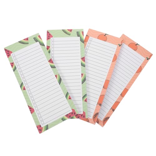 NUOBESTY 4-teiliges Mini-Notizbuch mit To-Do-Liste, magnetischer Tagesplaner, Notizblock, niedlicher Notizblock, Büro, kleiner wiederverwendbarer für die Agenda und den Lebensmitteleinkauf NUOBESTY 4-teiliges Mini-Notizbuch mit To-Do-Liste, magnetischer Tagesplaner, Notizblock, niedlicher Notizblock, Büro, kleiner wiederverwendbarer für die Agenda und den Lebensmitteleinkauf von NUOBESTY