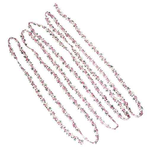 NUOBESTY 4.5M Rosa Spitzenborte Blumenband für DIY Hochzeitsapplikationen Dekoratives Zierband für Nähprojekte für Bastelarbeiten und Hochzeitsdekorationen NUOBESTY 4.5M Rosa Spitzenborte Blumenband für DIY Hochzeitsapplikationen Dekoratives Zierband für Nähprojekte für Bastelarbeiten und Hochzeitsdekorationen von NUOBESTY