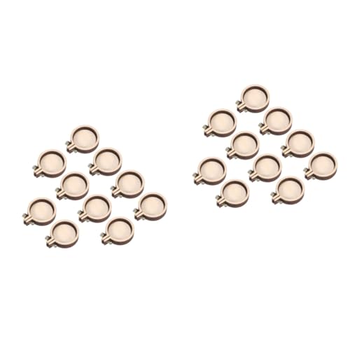 NUOBESTY 40 Stk Mini-Holzreifen gestanzt Mini-Kreuzreifen Band schmuck Halsketten Befestigungsrahmen Kreuzstichreifen Haushalt Ausstellungsstand Anhänger schmücken hölzerne Halskette Bambus NUOBESTY 40 Stk Mini-Holzreifen gestanzt Mini-Kreuzreifen Band schmuck Halsketten Befestigungsrahmen Kreuzstichreifen Haushalt Ausstellungsstand Anhänger schmücken hölzerne Halskette Bambus von NUOBESTY
