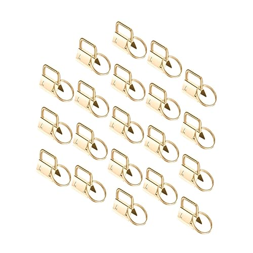 NUOBESTY 40 Stück Eisenband Endkappen für Handtaschenriemen Strap End Fastener Clipse DIY Zubehör für Schmuck und Bastelarbeiten Korrosionsbeständig und Rostfrei NUOBESTY 40 Stück Eisenband Endkappen für Handtaschenriemen Strap End Fastener Clipse DIY Zubehör für Schmuck und Bastelarbeiten Korrosionsbeständig und Rostfrei von NUOBESTY