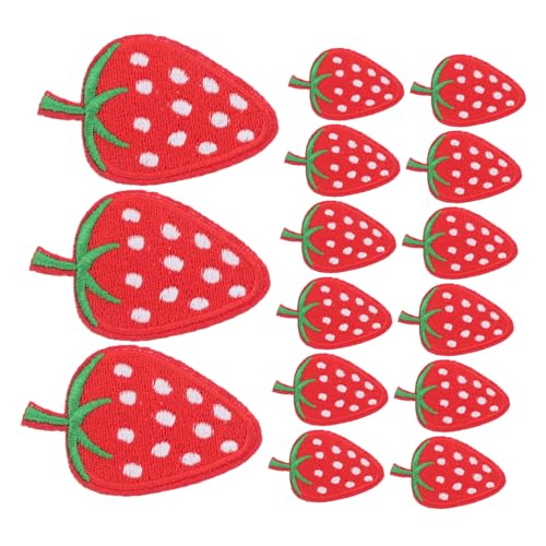 NUOBESTY 40 Stück Erdbeer Aufnäher Bestickte Applikationen Süße Frucht Patches zum Aufbügeln und Annähen für Damen Kleidung Taschen Hüte Diy Dekoration Langlebig und Vielseitig NUOBESTY 40 Stück Erdbeer Aufnäher Bestickte Applikationen Süße Frucht Patches zum Aufbügeln und Annähen für Damen Kleidung Taschen Hüte Diy Dekoration Langlebig und Vielseitig von NUOBESTY