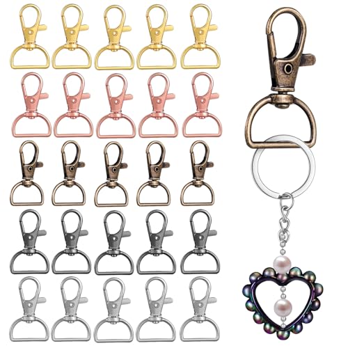 NUOBESTY 40 Stück Haken Aus Metall Clip Klaue Schlüsselbund Schwenken Drehverschlüsse Zubehör Zur Schlüsselanhängerherstellung Schlüsselkettenteile Schlüsselanhänger Masse Zinklegierung NUOBESTY 40 Stück Haken Aus Metall Clip Klaue Schlüsselbund Schwenken Drehverschlüsse Zubehör Zur Schlüsselanhängerherstellung Schlüsselkettenteile Schlüsselanhänger Masse Zinklegierung von NUOBESTY