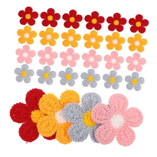NUOBESTY 40 Stück Teiliges Bestickter Blumen Applikationen zum Aufnähen Bunte Stoffpatches Rot Gelb Blau Robuste Verzierungen für Diy Haarclips Kleidung Taschen Kreative Reparatur NUOBESTY 40 Stück Teiliges Bestickter Blumen Applikationen zum Aufnähen Bunte Stoffpatches Rot Gelb Blau Robuste Verzierungen für Diy Haarclips Kleidung Taschen Kreative Reparatur von NUOBESTY