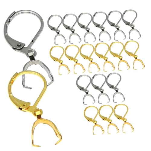 NUOBESTY 40 Stück Teiliges Edelstahl Ohrhaken Anhänger Verschlüssen für DIY Schmuckherstellung Langlebige Ohrring Verschlüsse in Stahl Goldfarben Einfach zu Montieren und Reparieren NUOBESTY 40 Stück Teiliges Edelstahl Ohrhaken Anhänger Verschlüssen für DIY Schmuckherstellung Langlebige Ohrring Verschlüsse in Stahl Goldfarben Einfach zu Montieren und Reparieren von NUOBESTY