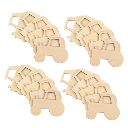 NUOBESTY 40 Stück Traktor Holzspäne Holzplanken Holzauto Bastel Holzrohlinge Zum Basteln Leere Bretter DIY Bastelarbeiten Hängende Dekore Kleine Holzausschnitte Holz Bastelbedarf NUOBESTY 40 Stück Traktor Holzspäne Holzplanken Holzauto Bastel Holzrohlinge Zum Basteln Leere Bretter DIY Bastelarbeiten Hängende Dekore Kleine Holzausschnitte Holz Bastelbedarf von NUOBESTY