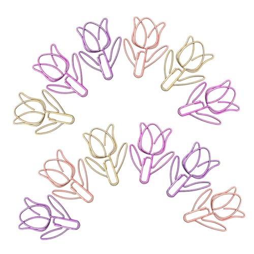NUOBESTY 40 Stück Tulpen-büroklammer Blume Büroklammern Hinweis Papierclip -lesezeichen Kleine Dokumentenklammern Klemmen Dekoratives Lesezeichen Blumenförmige Dokumentclips Metall NUOBESTY 40 Stück Tulpen-büroklammer Blume Büroklammern Hinweis Papierclip -lesezeichen Kleine Dokumentenklammern Klemmen Dekoratives Lesezeichen Blumenförmige Dokumentclips Metall von NUOBESTY