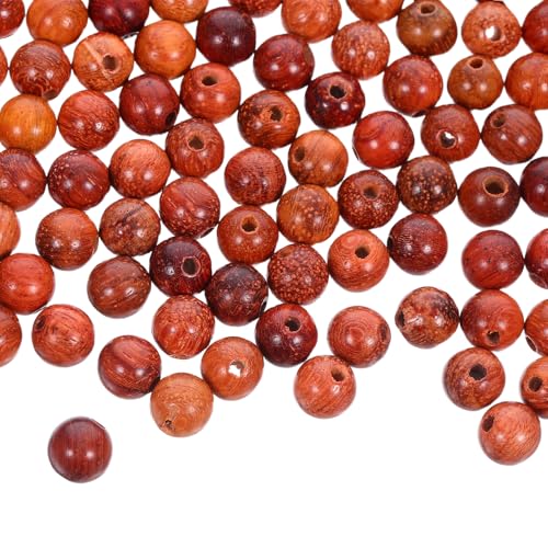 NUOBESTY 400 Stück Holzperlen: 6 mm, handgefertigt, poliert, Abstandsperlen für die Herstellung von Schmuck, Armbändern, Halsketten und Heimdekorationen NUOBESTY 400 Stück Holzperlen: 6 mm, handgefertigt, poliert, Abstandsperlen für die Herstellung von Schmuck, Armbändern, Halsketten und Heimdekorationen von NUOBESTY