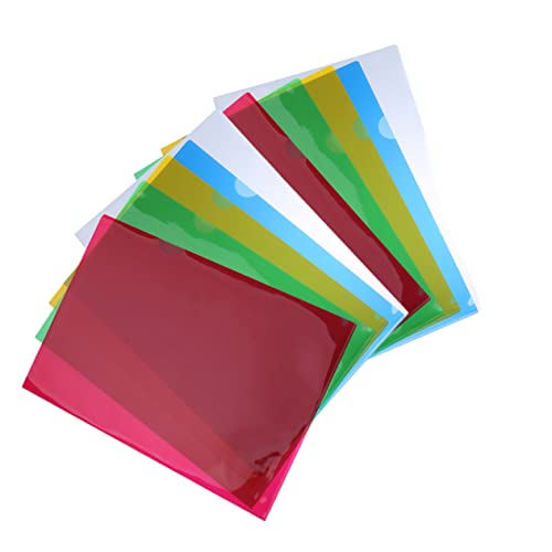 NUOBESTY 40St Papierhalter Klemmbrett farbige Ordner Aktentaschen für Dokumente Dokumententasche Papierhalter aus Hartfaser büroordner büromappe Datei Zwischenablage wasserdicht a5 von NUOBESTY