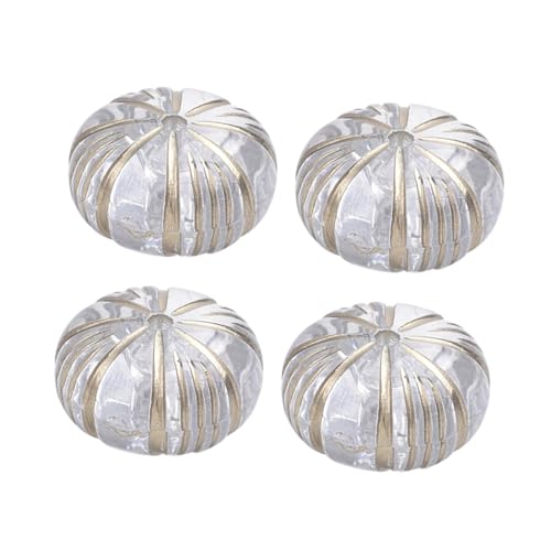 NUOBESTY 40Stücke Acryl Kürbisperlen Transparente DIY Schmuckperlen für Armbänder und Langlebige Bastelzubehör für Dekorationen und NUOBESTY 40Stücke Acryl Kürbisperlen Transparente DIY Schmuckperlen für Armbänder und Langlebige Bastelzubehör für Dekorationen und von NUOBESTY