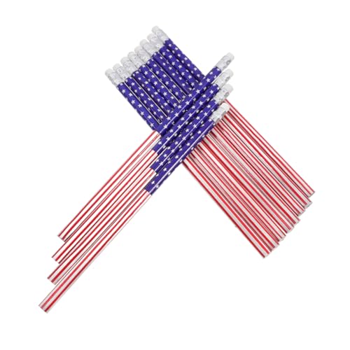 NUOBESTY 48stücke Holzstifte Mit Radiergummi Amerikanische Flagge Design Partygeschenke Zum Schul Und Bürobedarf Stifte Zum Unabhängigkeitstag NUOBESTY 48stücke Holzstifte Mit Radiergummi Amerikanische Flagge Design Partygeschenke Zum Schul Und Bürobedarf Stifte Zum Unabhängigkeitstag von NUOBESTY