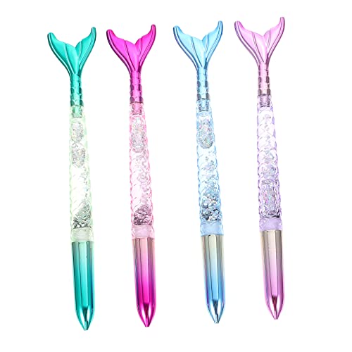 NUOBESTY 4Pcs Meerjungfrau Gel Pens Nette Kreative 0. 5Mm Schwarz Gel Tinte Minen Kugelschreiber Rollerball Stift für Schule Zu Hause Büro Schreibwaren Kinder Studenten NUOBESTY 4Pcs Meerjungfrau Gel Pens Nette Kreative 0. 5Mm Schwarz Gel Tinte Minen Kugelschreiber Rollerball Stift für Schule Zu Hause Büro Schreibwaren Kinder Studenten von NUOBESTY
