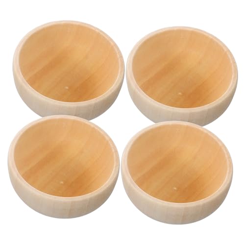 NUOBESTY 4Stücke Teiliges Set Unvollendete Holzschalen für DIY Holzspielzeug zum Holzverzierungen für Handwerksprojekte Fantasie und Praktische Fähigkeiten NUOBESTY 4Stücke Teiliges Set Unvollendete Holzschalen für DIY Holzspielzeug zum Holzverzierungen für Handwerksprojekte Fantasie und Praktische Fähigkeiten von NUOBESTY