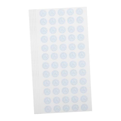 NUOBESTY 5 Blätter Tamper Evident Stickers Rund Bögen Qc Inspection Aufkleber Klar Selbstklebend Für Elektronik Möbel Qualitätssiegel Herstellungsdatum von NUOBESTY