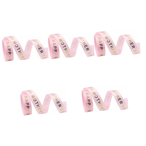NUOBESTY 5 Rollen Festlicher dekorativer Gürtel Muttertagdekorationen Verpackung rotes Samtband Banddekorationsset Bast Blumenstrauß DIY Band Blumenband Band zum Nähen Polyester Rosa NUOBESTY 5 Rollen Festlicher dekorativer Gürtel Muttertagdekorationen Verpackung rotes Samtband Banddekorationsset Bast Blumenstrauß DIY Band Blumenband Band zum Nähen Polyester Rosa von NUOBESTY