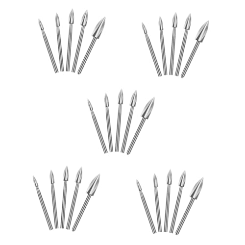 NUOBESTY 5 Sätze Holzschnitzgrat Holzbearbeitungswerkzeuge Schnitzwerkzeuge Drill -kit Schnitzel-kit Gravurwerkzeuge Für Holzschnitzereien Holzschnitzbits Weißer Stahl Silber 5 Stück * 5 NUOBESTY 5 Sätze Holzschnitzgrat Holzbearbeitungswerkzeuge Schnitzwerkzeuge Drill -kit Schnitzel-kit Gravurwerkzeuge Für Holzschnitzereien Holzschnitzbits Weißer Stahl Silber 5 Stück * 5 von NUOBESTY