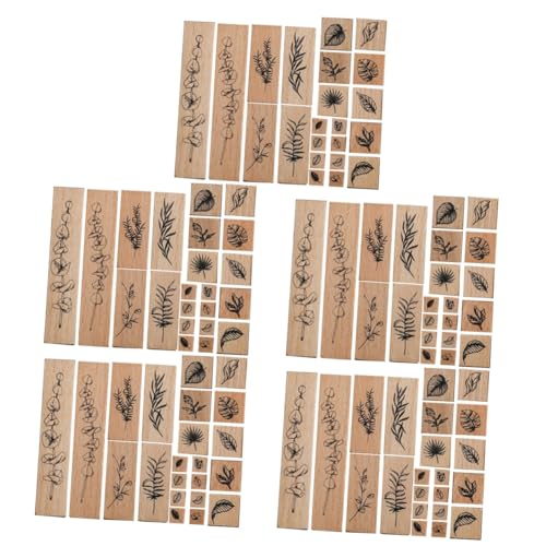 NUOBESTY 5 Sätze Holzstempeln für Scrapbooking Pflanzliche Motive Dekorative Blumenmuster für Diy Karten und Bastelprojekte Langlebige Holzqualität Teiliges NUOBESTY 5 Sätze Holzstempeln für Scrapbooking Pflanzliche Motive Dekorative Blumenmuster für Diy Karten und Bastelprojekte Langlebige Holzqualität Teiliges von NUOBESTY