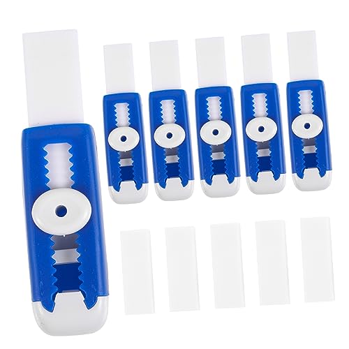 NUOBESTY 5 Sätze Nachfüllbare Radiergummis Traceless Eraser für Schüler Tragbare Schulbedarf Lösung für Prüfungen und Notizen Blau Weißer Design NUOBESTY 5 Sätze Nachfüllbare Radiergummis Traceless Eraser für Schüler Tragbare Schulbedarf Lösung für Prüfungen und Notizen Blau Weißer Design von NUOBESTY