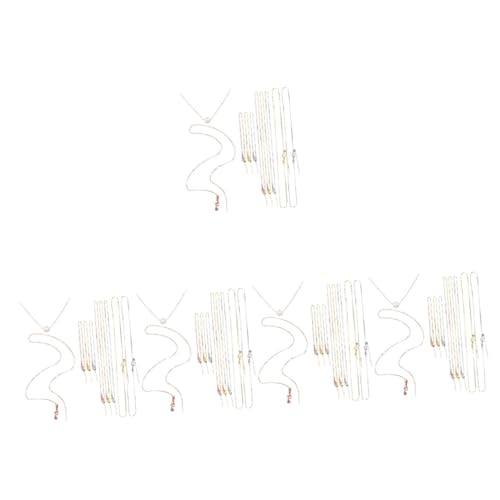 NUOBESTY 5 Sätze Schmuckketten Anhänger Für Die Schmuckherstellung Verlängerungskette Für Armband Lieferungen Halskette Anhänger Für Armbänder Diy-ketten Plattiert Kupfer 9 Stücke * 5 von NUOBESTY