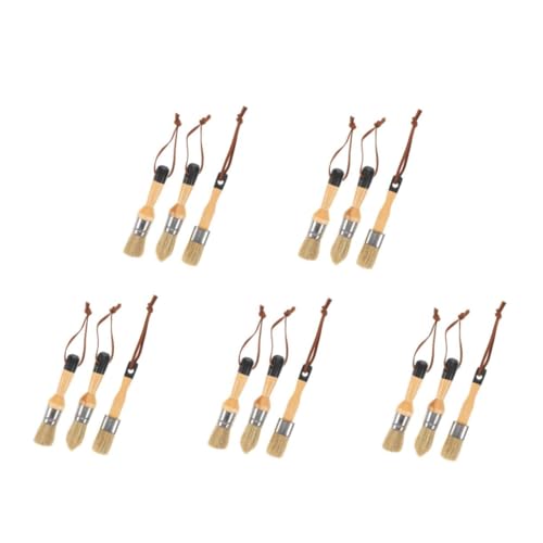 NUOBESTY 5 Sätze Wachs Pinselset Puck Möbel Bausatz Runden Tragbarer Kunstpinsel Tragbarer Pinsel Praktischer Kunstpinsel Ergonomischer Malpinsel Hölzern 3 Stücke * 5 NUOBESTY 5 Sätze Wachs Pinselset Puck Möbel Bausatz Runden Tragbarer Kunstpinsel Tragbarer Pinsel Praktischer Kunstpinsel Ergonomischer Malpinsel Hölzern 3 Stücke * 5 von NUOBESTY