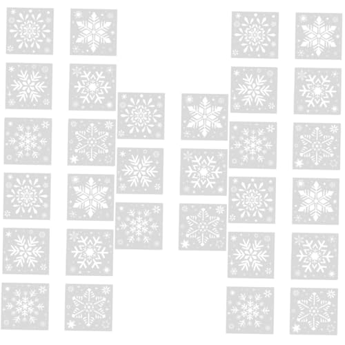 NUOBESTY 5 Sätze Weihnachts Schablonen Teilig Wiederverwendbare Schneeflocken Vorlagen Für Diy Malerei Scrapbooking Und Wanddekoration Kreative Bastelvorlagen Für Erwachsene 6 Stück * 5 NUOBESTY 5 Sätze Weihnachts Schablonen Teilig Wiederverwendbare Schneeflocken Vorlagen Für Diy Malerei Scrapbooking Und Wanddekoration Kreative Bastelvorlagen Für Erwachsene 6 Stück * 5 von NUOBESTY