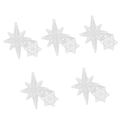 NUOBESTY 5 Sätze Weihnachts Schneeflocken Silikonform Flexible Diy Gießform Für Dekorative Weihnachtsornamente Für Epoxidharz Kunst Und Bastelprojekte 2 Stücke * 5 NUOBESTY 5 Sätze Weihnachts Schneeflocken Silikonform Flexible Diy Gießform Für Dekorative Weihnachtsornamente Für Epoxidharz Kunst Und Bastelprojekte 2 Stücke * 5 von NUOBESTY