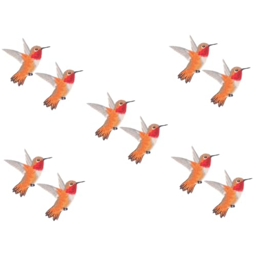 NUOBESTY 5 Sätze -patch Flicken Für Kleidung Gestickte Aufnäher Tasche Bestickte Applikation Vogel Patch Zum Aufnähen Bügeln Flicken Aufnähen Bausatz Hose Polyesterfaden 2 Stück * 5 NUOBESTY 5 Sätze -patch Flicken Für Kleidung Gestickte Aufnäher Tasche Bestickte Applikation Vogel Patch Zum Aufnähen Bügeln Flicken Aufnähen Bausatz Hose Polyesterfaden 2 Stück * 5 von NUOBESTY