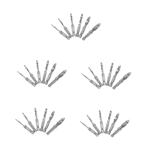 NUOBESTY 5 Sets Gewindeschneidsatz Holzbearbeitung Gezähnter Bohrer Hochgeschwindigkeitsbohrer Schlagbohrer Metallbohrer Bohrer Ersatzbohrer Für Holz Bohrer Für Metall Silberstahl NUOBESTY 5 Sets Gewindeschneidsatz Holzbearbeitung Gezähnter Bohrer Hochgeschwindigkeitsbohrer Schlagbohrer Metallbohrer Bohrer Ersatzbohrer Für Holz Bohrer Für Metall Silberstahl von NUOBESTY
