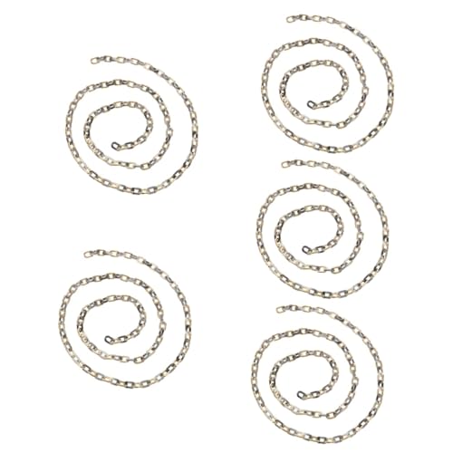 NUOBESTY 5 Stück Acrylkette für Schmuckherstellung Glatte Abnehmbare Diy Kette Gold und Marmor Vielseitig Einsetzbar für Armbänder und Bastelprojekte von NUOBESTY