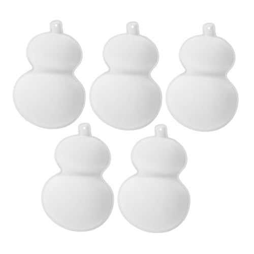 NUOBESTY 5 Stück Diy Leere Papiergourd Masken für Handbemalbare Pappmasken für Bastelprojekte für Partys Cosplay und Kindergartenaktivitäten von NUOBESTY