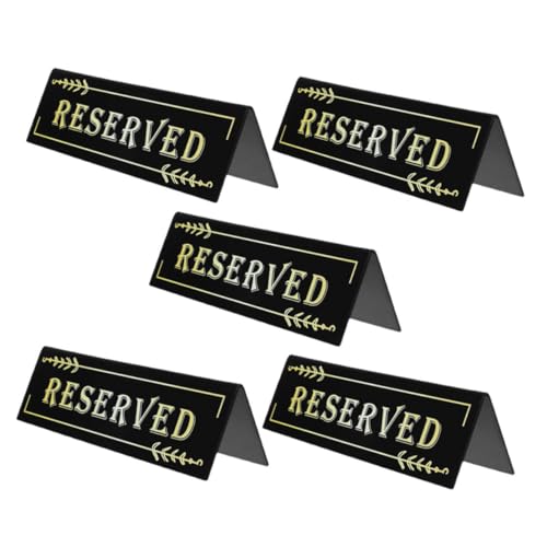 NUOBESTY 5 Stück Förmige Doppelseitige Tischschilder aus Acryl für Reservierungen bei Hochzeiten Restaurants und Elegante Platzkarten für Veranstaltungen und Meetings NUOBESTY 5 Stück Förmige Doppelseitige Tischschilder aus Acryl für Reservierungen bei Hochzeiten Restaurants und Elegante Platzkarten für Veranstaltungen und Meetings von NUOBESTY