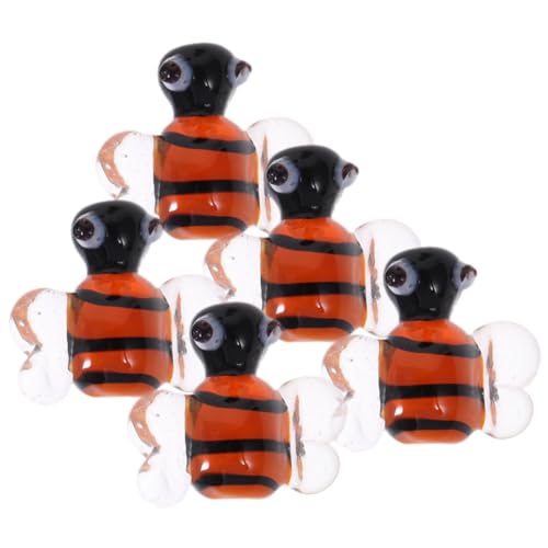 NUOBESTY 5 Stück Glas Bienchen Anhänger für Schmuckherstellung Langlebige DIY Perlen Charms für Armbänder Halsketten Ohrringe Bienenmotivierte Bastelaccessoires für Damen NUOBESTY 5 Stück Glas Bienchen Anhänger für Schmuckherstellung Langlebige DIY Perlen Charms für Armbänder Halsketten Ohrringe Bienenmotivierte Bastelaccessoires für Damen von NUOBESTY