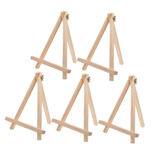 NUOBESTY 5 Stück Holz Tischleinwand Ständer Faltbare Leichte Staffeleien für Fotos Leinwände und Kunstprojekte für Ausstellungen Schulprojekte und Kreative Veranstaltungen NUOBESTY 5 Stück Holz Tischleinwand Ständer Faltbare Leichte Staffeleien für Fotos Leinwände und Kunstprojekte für Ausstellungen Schulprojekte und Kreative Veranstaltungen von NUOBESTY