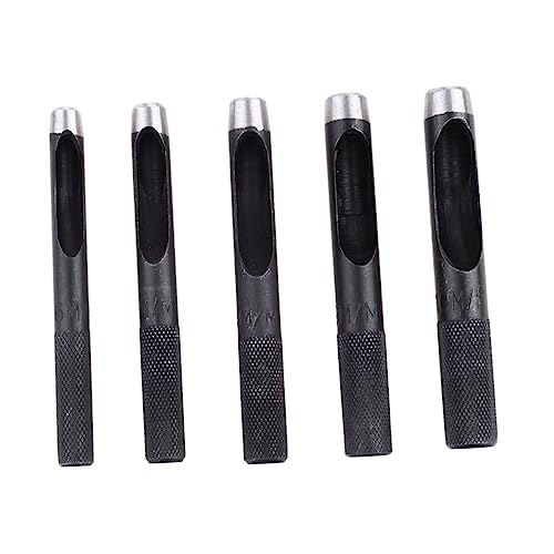 NUOBESTY 5 Stück Leder Locher Gürtel Puncher Schlagwerkzeug Locher Für Stoff Pflicht Stanzen Punch -werkzeug Lochstanzwerkzeug Stanzwerkzeuge Schnalle Locher Für Ausweise Schwarz NUOBESTY 5 Stück Leder Locher Gürtel Puncher Schlagwerkzeug Locher Für Stoff Pflicht Stanzen Punch -werkzeug Lochstanzwerkzeug Stanzwerkzeuge Schnalle Locher Für Ausweise Schwarz von NUOBESTY