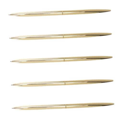 NUOBESTY 5 Stück Metall Kugelschreiber Luxus Kugelschreiber Metall Kugelschreiber Gold Tintenstifte Hochzeitsbedarf Druckkugelschreiber Kugelschreiber In Großpackung Gästebuch NUOBESTY 5 Stück Metall Kugelschreiber Luxus Kugelschreiber Metall Kugelschreiber Gold Tintenstifte Hochzeitsbedarf Druckkugelschreiber Kugelschreiber In Großpackung Gästebuch von NUOBESTY