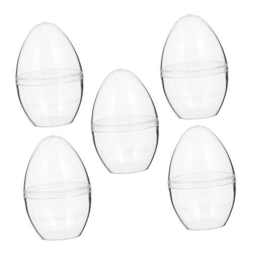 NUOBESTY 5 Stück Ostern transparente Eierball kunststoff eier ostereier groß ostern ostern tischdeko ostern basteln klare Ornamentkugeln klare füllbare Eier Frühlingssattei p.s NUOBESTY 5 Stück Ostern transparente Eierball kunststoff eier ostereier groß ostern ostern tischdeko ostern basteln klare Ornamentkugeln klare füllbare Eier Frühlingssattei p.s von NUOBESTY