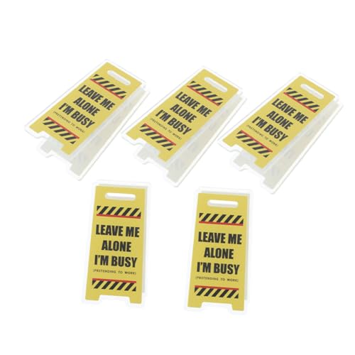 NUOBESTY 5 Stück Teiliges Acryl Memo Clip Doppelseitig Nutzbar Lustiger Schreibtisch Hinweishalter Humorvolle Büroaccessoires Praktische Klammer für Lehrer Mitarbeiter Team von NUOBESTY