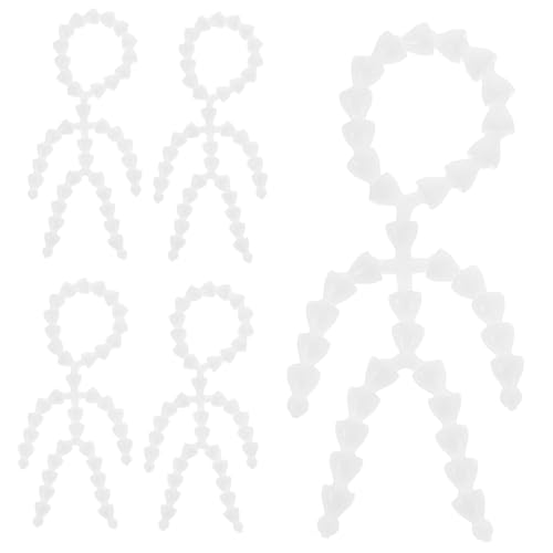 NUOBESTY 5 Stück Teiliges Beweglicher Puppenskelett Gelenke aus Kunststoff Weiße Leise Puppe Knochen für Puppenbau Basteln Sammeln und Interaktives Spiel NUOBESTY 5 Stück Teiliges Beweglicher Puppenskelett Gelenke aus Kunststoff Weiße Leise Puppe Knochen für Puppenbau Basteln Sammeln und Interaktives Spiel von NUOBESTY