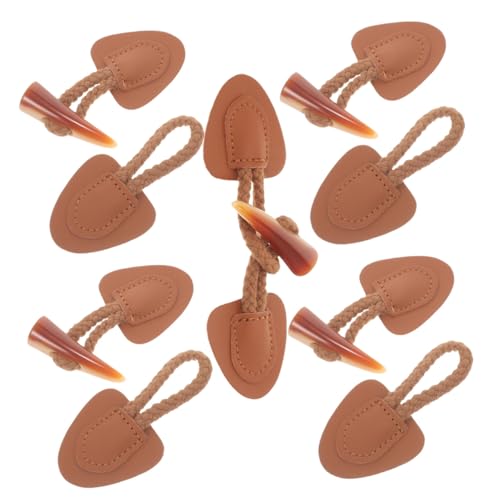 NUOBESTY 5 Stück Teiliges Resin Knebelknöpfe für Mäntel und Jacken Langlebige Horn optik Einfacher Knebelverschluss für Strickjacken und Windbreaker Braune Toggle Buttons für Herbst und NUOBESTY 5 Stück Teiliges Resin Knebelknöpfe für Mäntel und Jacken Langlebige Horn optik Einfacher Knebelverschluss für Strickjacken und Windbreaker Braune Toggle Buttons für Herbst und von NUOBESTY