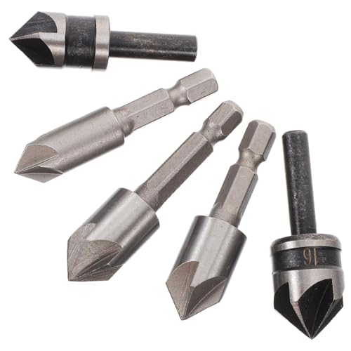NUOBESTY 5 Stück Teiliges Senkbohrer Set für Holz und Sechskant und Rundschaft für Präzise Bohrungen für Holzverarbeitung und Metallbearbeitung Benutzerfreundlich und Langlebig NUOBESTY 5 Stück Teiliges Senkbohrer Set für Holz und Sechskant und Rundschaft für Präzise Bohrungen für Holzverarbeitung und Metallbearbeitung Benutzerfreundlich und Langlebig von NUOBESTY