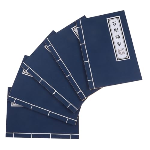 NUOBESTY 5 Stück Vintage Wuxia Notizbücher Blanko Blätter Kung-fu Stil Journal für Kalligraphie Schule Büro Reisende Kompakte Humorvolle Martial-arts Memo Bücher im Retro Design NUOBESTY 5 Stück Vintage Wuxia Notizbücher Blanko Blätter Kung-fu Stil Journal für Kalligraphie Schule Büro Reisende Kompakte Humorvolle Martial-arts Memo Bücher im Retro Design von NUOBESTY