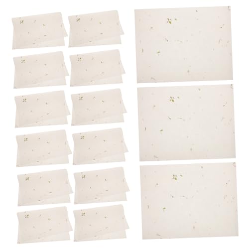 NUOBESTY 50 Blatt Chinesisches Kalligraphiepapier mit Blumenmuster Xuan Papier für Diy Projekte Malerei und Geschenkpapiere Leicht und Tragbar für Kalligraphie und Kunstwerke von NUOBESTY