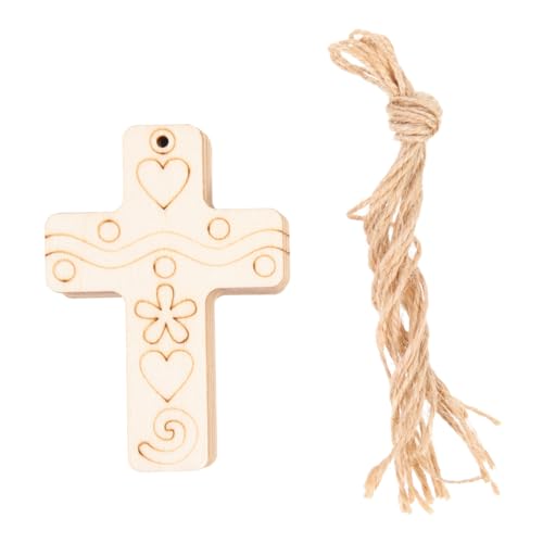 NUOBESTY 50 Sätze DIY Holzscheiben für Unbemalte Holzchips mit Juteschnüren zum Basteln für Kreative Graffiti Projekte Dekoration für Feste NUOBESTY 50 Sätze DIY Holzscheiben für Unbemalte Holzchips mit Juteschnüren zum Basteln für Kreative Graffiti Projekte Dekoration für Feste von NUOBESTY