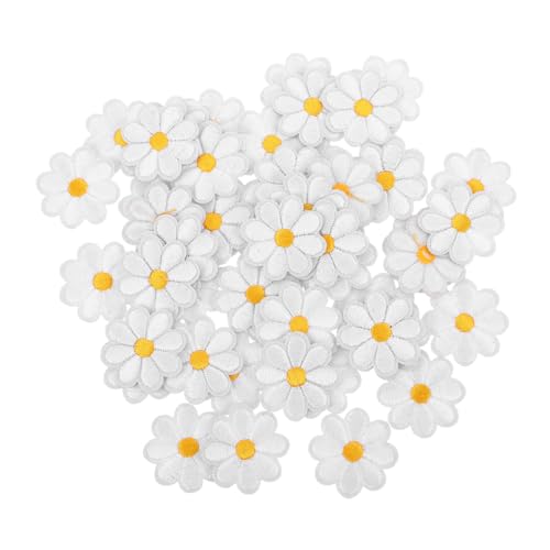 NUOBESTY 50 Stück Gestickte Stoff aufkleber Jeansflecken Stickerei-Blumenapplikation gestickte Blumenapplikationen Flicken für Bekleidung Stickerei-Stoff-Patch Patch in Blumenform NUOBESTY 50 Stück Gestickte Stoff aufkleber Jeansflecken Stickerei-Blumenapplikation gestickte Blumenapplikationen Flicken für Bekleidung Stickerei-Stoff-Patch Patch in Blumenform von NUOBESTY