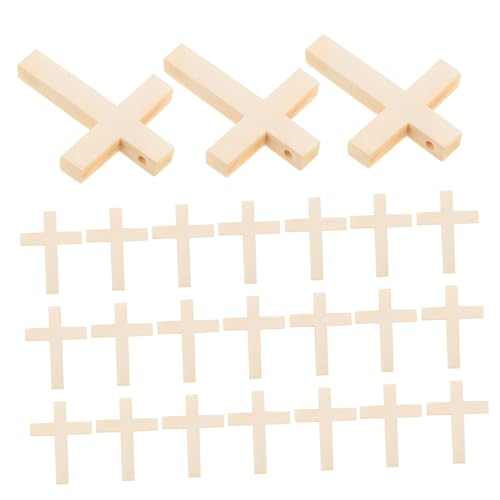 NUOBESTY 50 Stück Holzkreuz Kleines Kreuz Winzige Kreuze Runde Kreuzperlen Aus Holz Kreuzanhänger Aus Holz Mini-kreuz-anhänger Blanko-kreuz-anhänger Kleine Kreuze Zum Basteln Hölzern Beige NUOBESTY 50 Stück Holzkreuz Kleines Kreuz Winzige Kreuze Runde Kreuzperlen Aus Holz Kreuzanhänger Aus Holz Mini-kreuz-anhänger Blanko-kreuz-anhänger Kleine Kreuze Zum Basteln Hölzern Beige von NUOBESTY